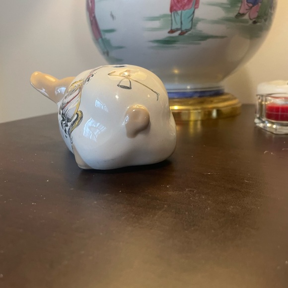Vintage Szeiler 1967 Norman Thelwell Piggy Bank Cute Collectible Horses Riding - Picture 6 of 8